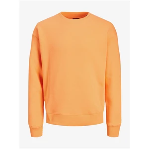 Orange Mens Basic Sweatshirt Jack & Jones Star - Men