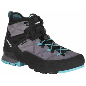 AKU Dámské outdoorové boty Rock DFS Mid GTX Ws Grey/Turquoise 37