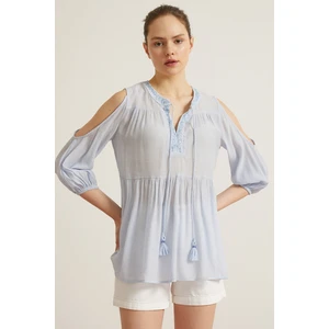 Koton Blouse - Blau - Regular fit