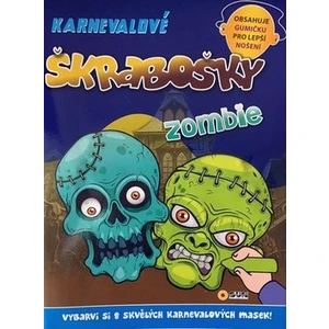 Sun Karnevalové škrabošky Zombie