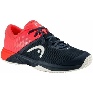 Head Revolt Evo 2.0 Clay Men Blueberry/Fiery Coral 46 Chaussures de tennis pour hommes