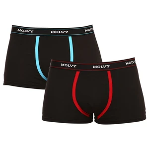 2PACK Pánské boxerky Molvy černé