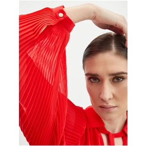 Orsay Red Ladies Pleated Midisats - Women