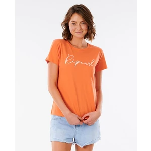 Tričko Rip Curl CLASSIC SHORE TEE  Bright Orange