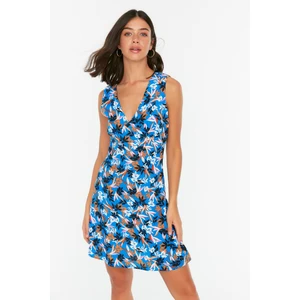 Trendyol Blue V-Neck Dress