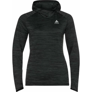 Odlo Women's Run Easy Mid Layer Hoody Black Melange XS