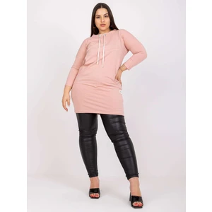 Bronze jersey tunic plus size basic Jana