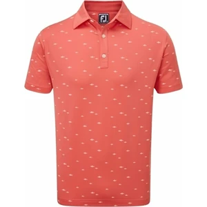 Footjoy School of Fish Print Lisle Tricou polo