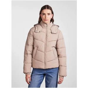 Beige Women's Quilted Jacket Pieces Jamilla - Women's