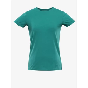 Green women's basic T-shirt NAX DELENA