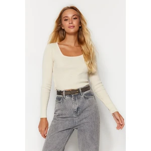 Trendyol Stone Crop Knitwear Sweater