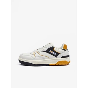 Replay Shoes Scarpa Off Wht Black Yellow - Men