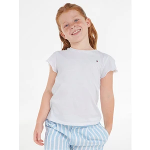 White Girls' T-Shirt Tommy Hilfiger - Girls