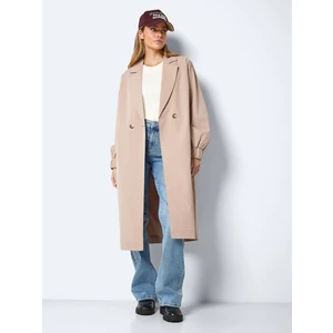 Cream Women's Coat Noisy May Soffy - Women