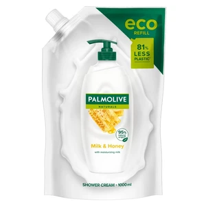 Palmolive Naturals Milk & Honey antistresový sprchový gel náhradní náplň 1000 ml