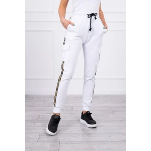 Pants cargo white