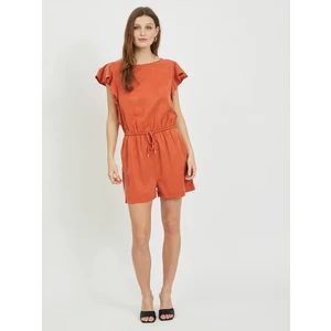 Orange short jumpsuit vila Isabel - Women