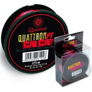 Quantum vlasec quattron salsa červená 275 m-průměr 0,40 mm / nosnost 12,5 kg