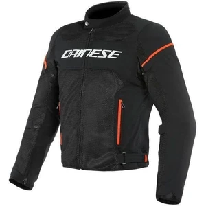 Dainese Air Frame D1 Tex Black/White/Fluo Red 56 Giacca in tessuto