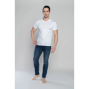 Ikar V-neck Short Sleeve T-Shirt - White