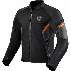Rev'it! Jacket GT-R Air 3 Black/Neon Orange 2XL Textile Jacket