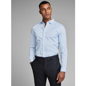 Light Blue Formal Super Slim Fit Shirt Jack & Jones Parma - Men