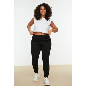 Trendyol Curve Black Jogger Knitted Sweatpants