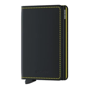 Secrid Slimwallet Matte - Black & Yellow