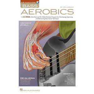 Hal Leonard Bass Aerobics Book with Audio Online Kotta