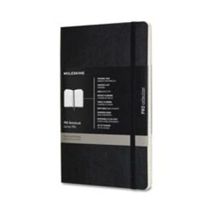 Moleskine - diář-zápisník Professional - černý, měkký L