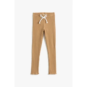 Koton Girls Beige Leggings