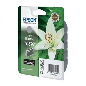 Epson T0597 světle čierna (light black) originálna cartridge