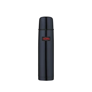 Thermos Termoska s tlačítkovým uzávěrem a šálkem - tmavě modrá 750 ml