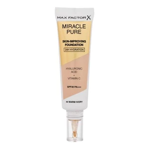 Max Factor Miracle Pure Skin dlhotrvajúci make-up SPF 30 odtieň 44 Warm Ivory 30 ml