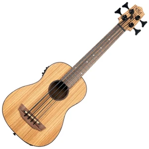 Kala U-Bass Zebrawood Ukulele basowe Natural