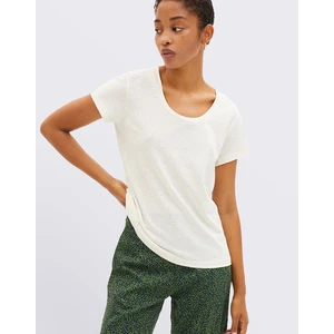 Thinking MU Ivory Hemp Regina T-Shirt IVORY XS