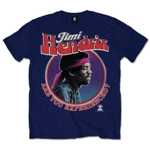 Jimi Hendrix T-Shirt Are You Experience Grafik-Matrosenblau M