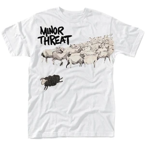 Minor Threat Tricou Out Of Step Alb L