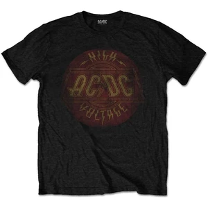 AC/DC Ing High Voltage Vintage Black 2XL