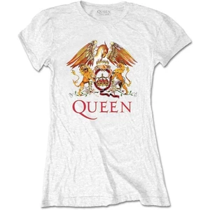 Queen T-Shirt Classic Crest Weiß 2XL