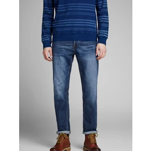 Jack&Jones Pánské džíny Straigt Fit JJIMIKE JJORIGINAL 12148874 Blue Denim 36/32