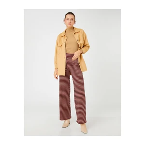 Koton Wide Leg Trousers with Elastic Waist.