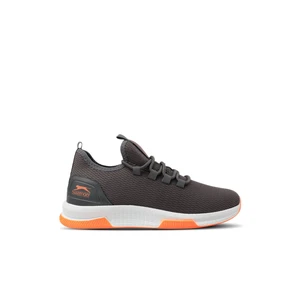 Slazenger Agenda Sneaker Mens Shoes Dark Grey / Orange