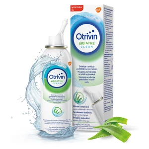 Otrivin Breathe Clean Aloe vera izotonická morská voda na čistenie nosa 100 ml