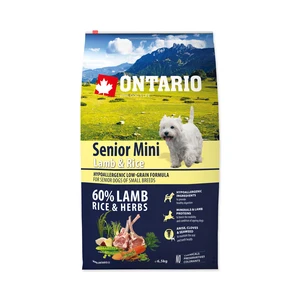 Ontario Senior Mini Lamb & Rice 6,5kg