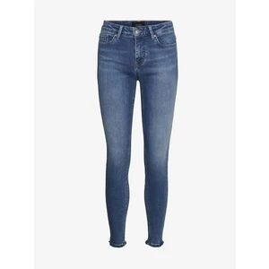 Vero Moda Peach Jeans Modrá