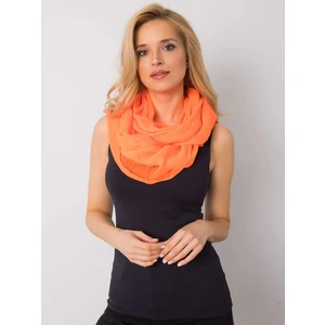 Fluo orange viscose neck warmer