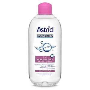 Astrid Aqua Biotic micelárna voda 3v1 pre suchú a citlivú pokožku 400 ml