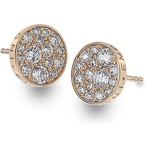 Hot Diamonds Stříbrné náušnice Hot Diamonds Emozioni Scintilla Rose Gold DE457