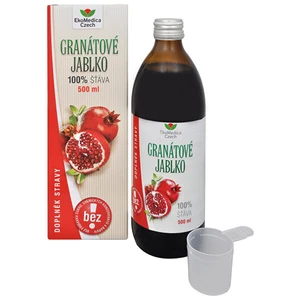 EkoMedica Czech Granátové jablko - 100% šťáva z granátového jablka 500 ml